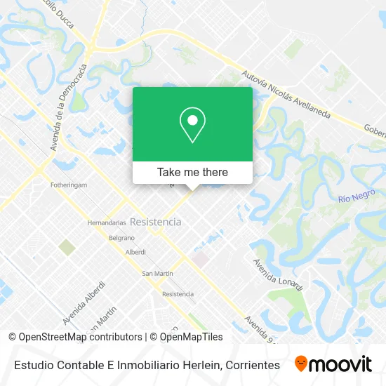 Estudio Contable E Inmobiliario Herlein map