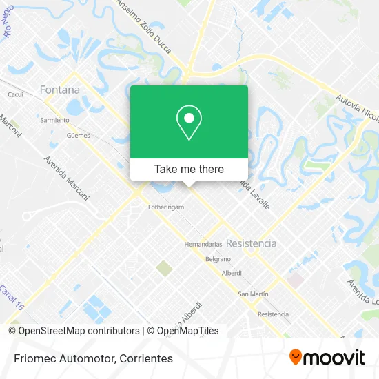 Friomec Automotor map