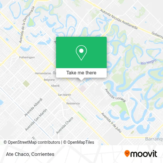 Ate Chaco map