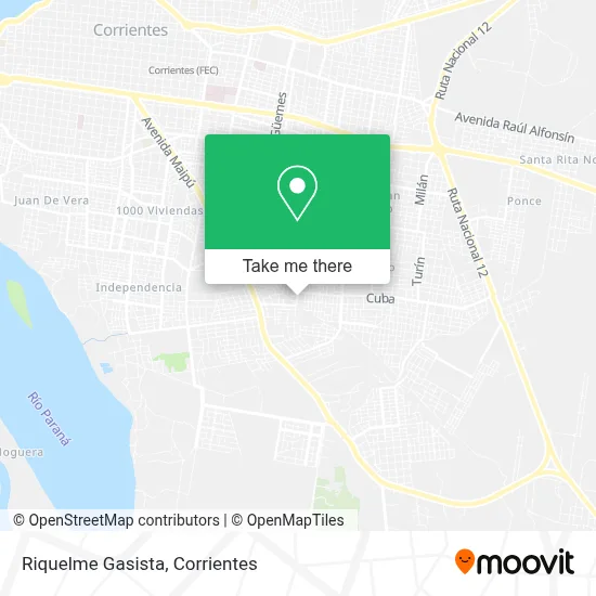 Riquelme Gasista map