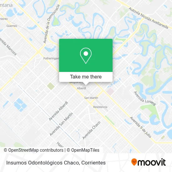 Insumos Odontológicos Chaco map