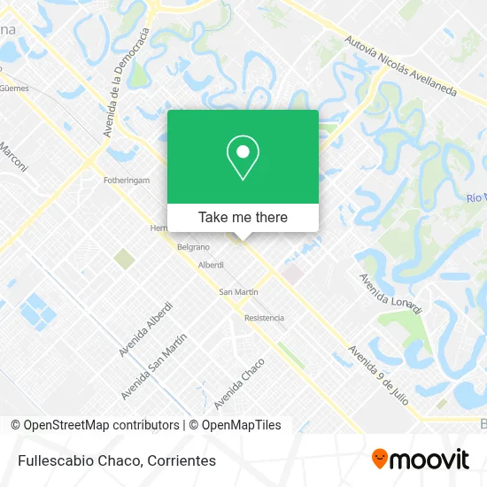 Fullescabio Chaco map