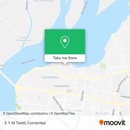 E Y M Textil map