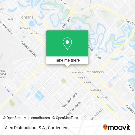 Alex Distribuidora S.A. map