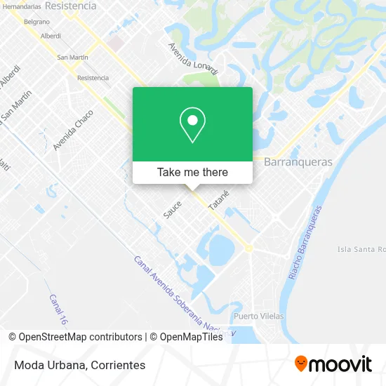Moda Urbana map