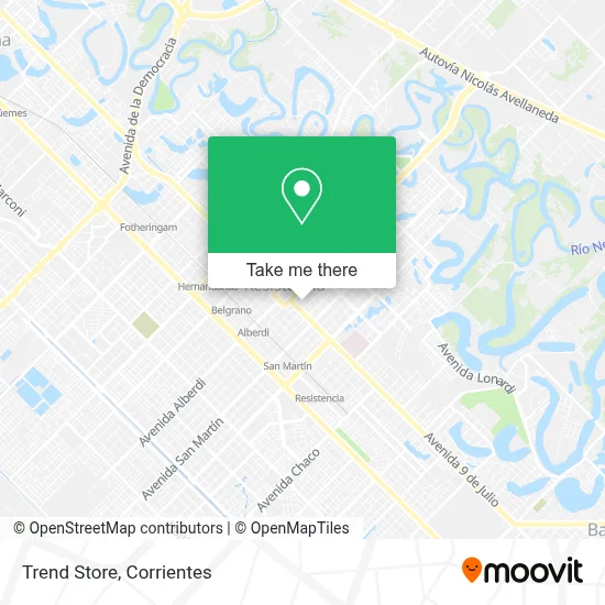 Trend Store map