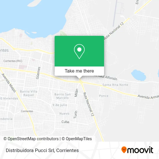 Distribuidora Pucci Srl map