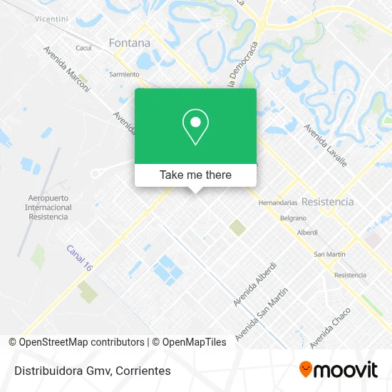 Distribuidora Gmv map