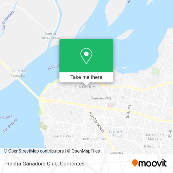 Racha Ganadora Club map