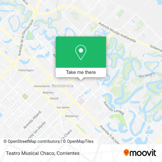 Teatro Musical Chaco map