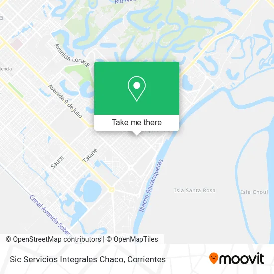 Sic Servicios Integrales Chaco map
