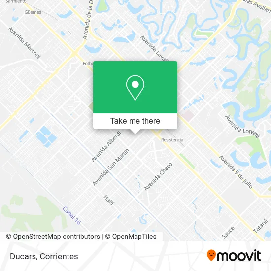 Ducars map