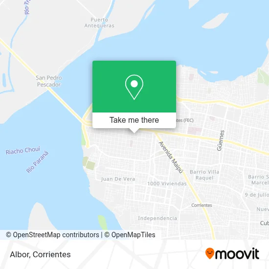 Albor map