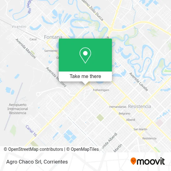 Agro Chaco Srl map