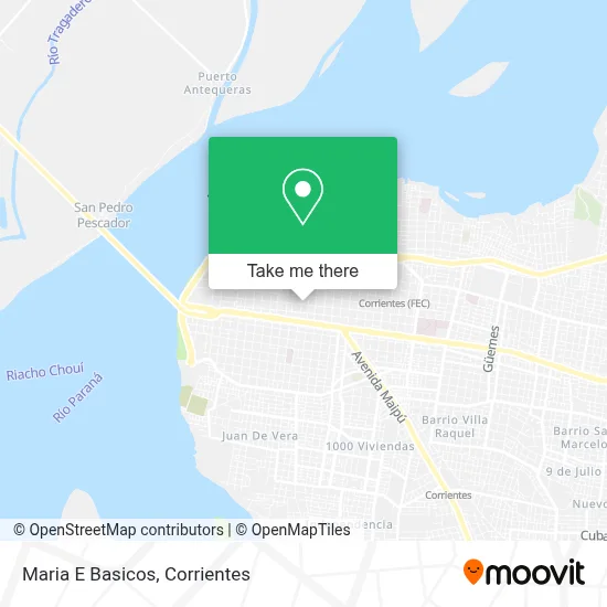 Maria E Basicos map