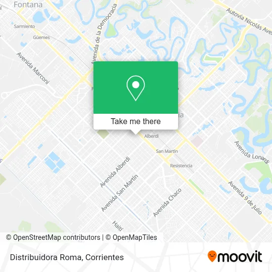 Distribuidora Roma map