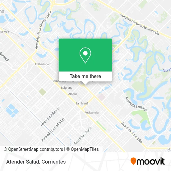 Atender Salud map