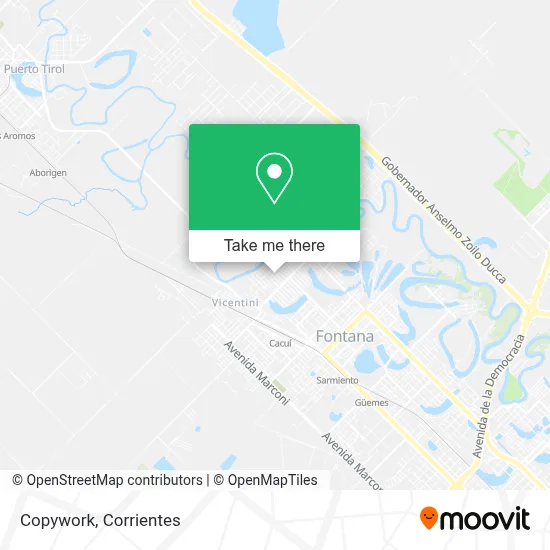 Copywork map