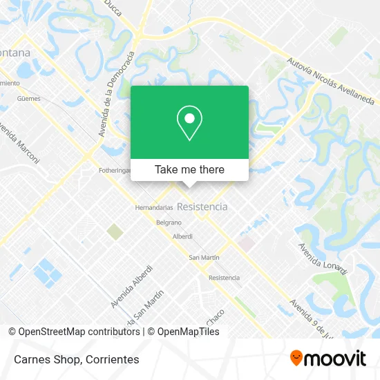Carnes Shop map