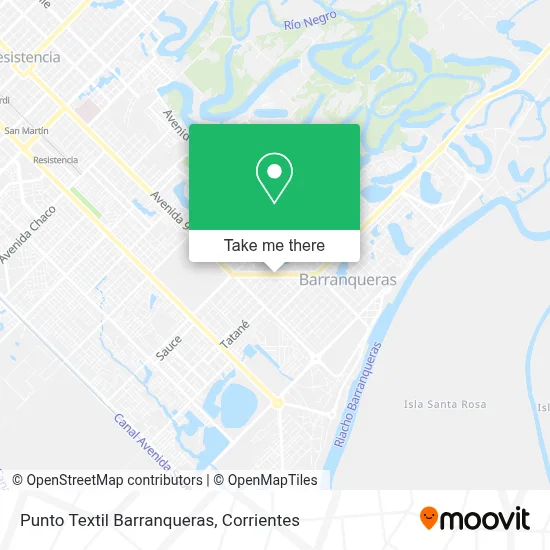 Punto Textil Barranqueras map