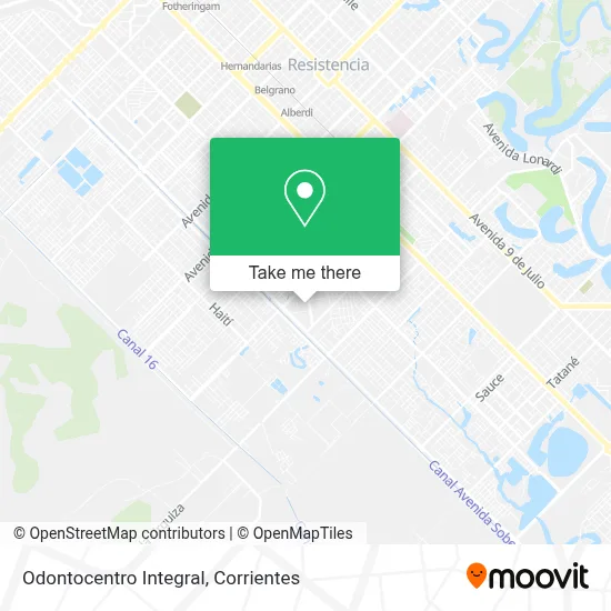 Odontocentro Integral map