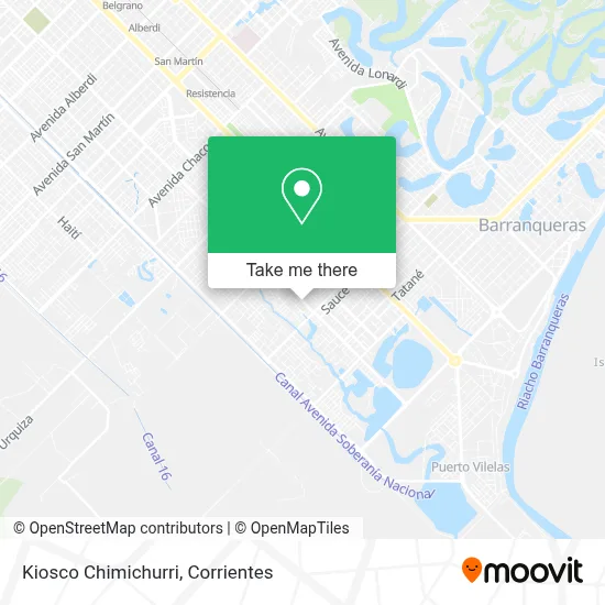 Kiosco Chimichurri map