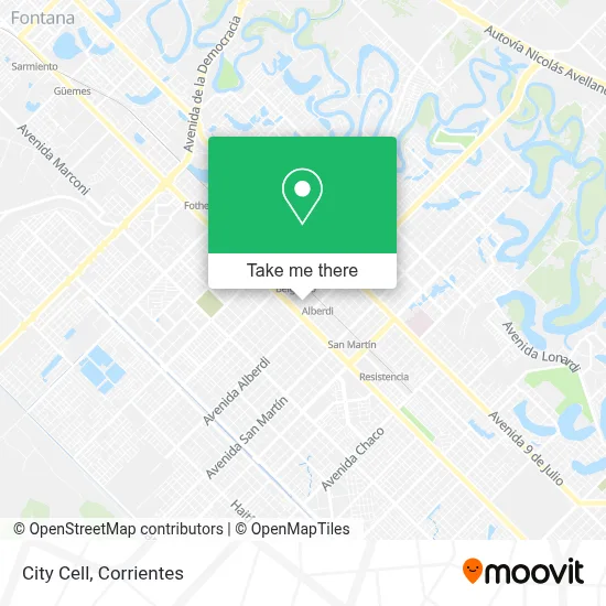 City Cell map