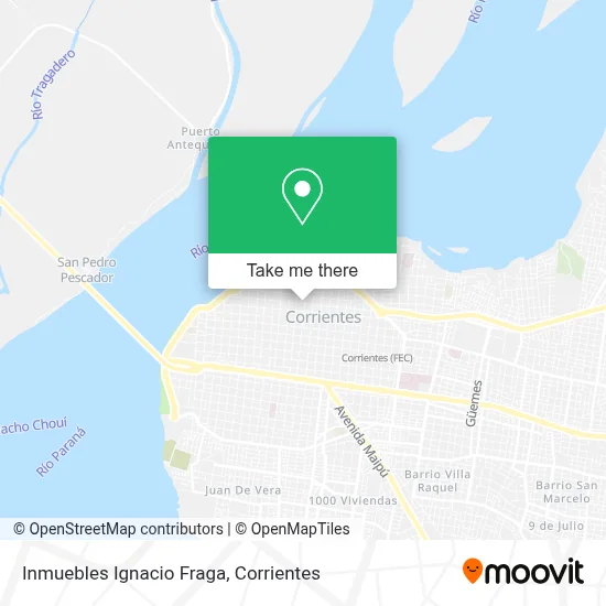 Inmuebles Ignacio Fraga map