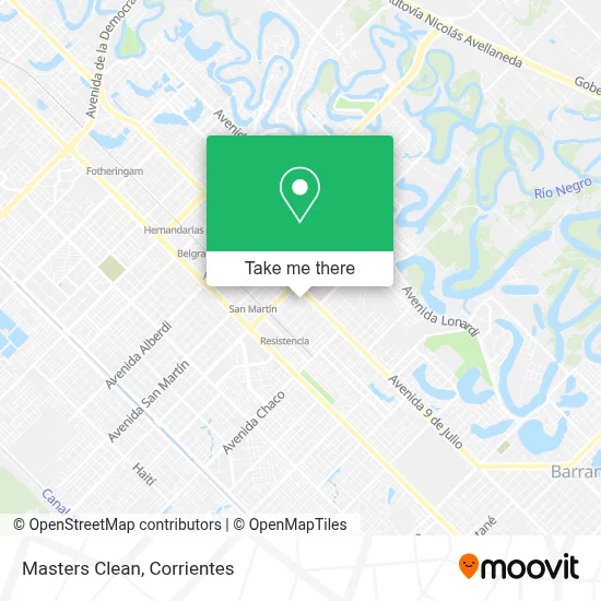 Masters Clean map