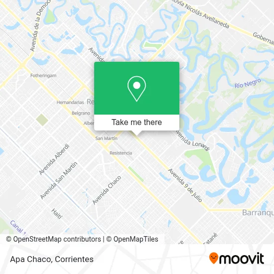 Apa Chaco map