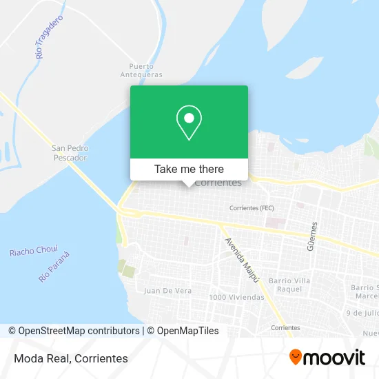 Moda Real map