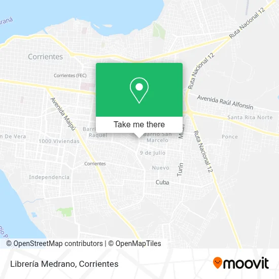 Librería Medrano map