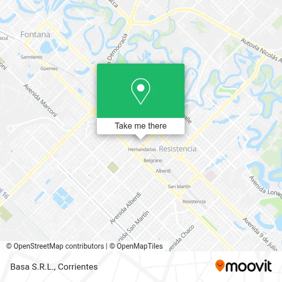Basa S.R.L. map
