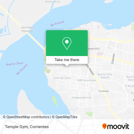 Temple Gym map