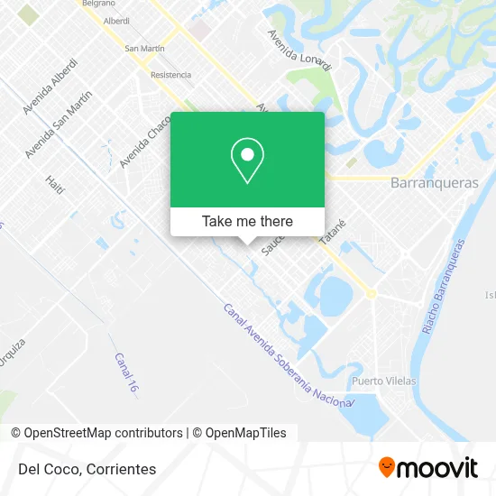 Del Coco map