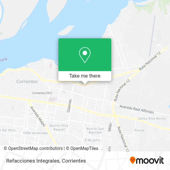 Refacciones Integrales map
