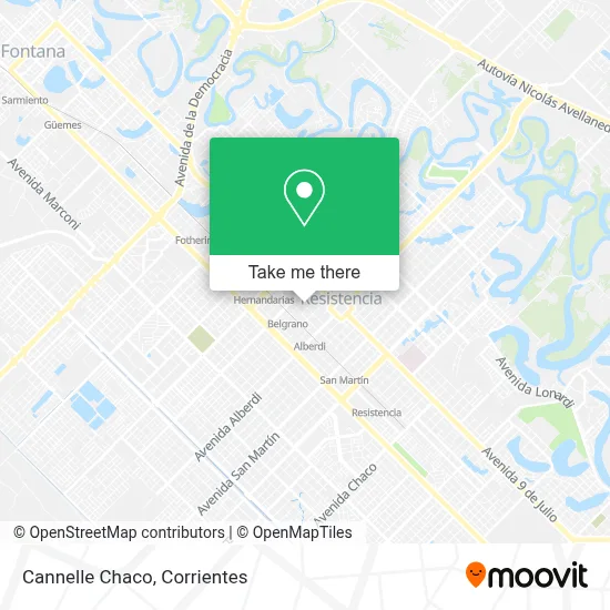 Cannelle Chaco map