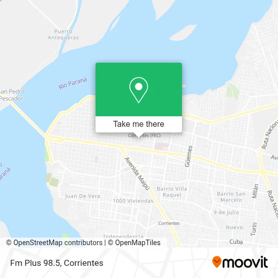 Fm Plus 98.5 map