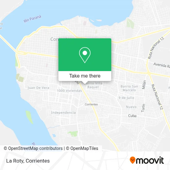 La Roty map
