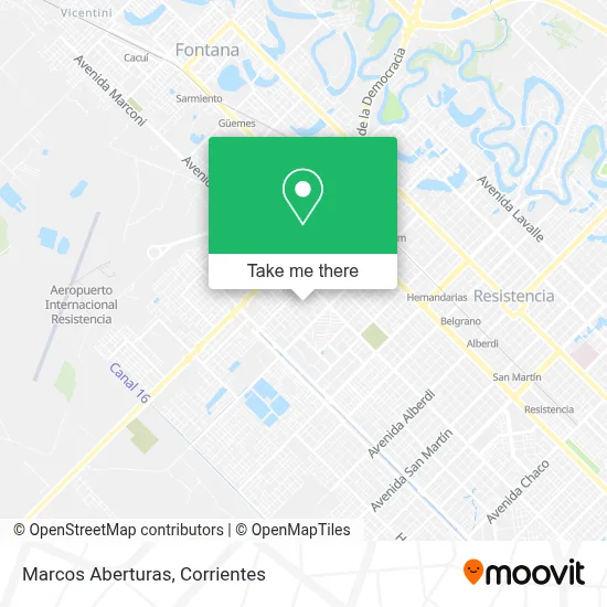 Marcos Aberturas map