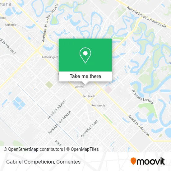 Gabriel Competicion map