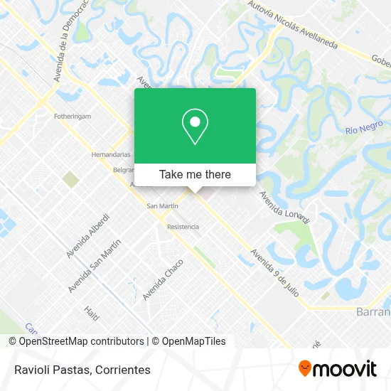 Ravioli Pastas map