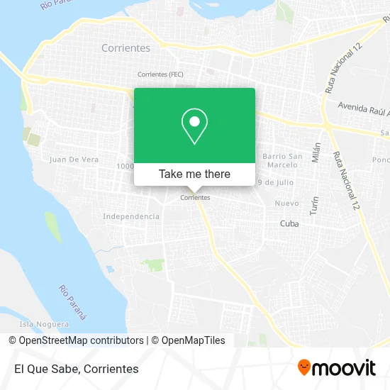 El Que Sabe map