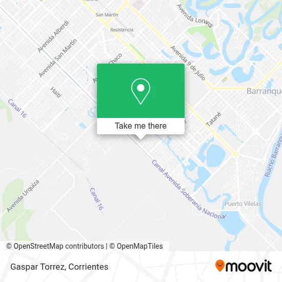 Gaspar Torrez map
