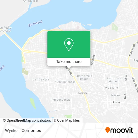 Wynkell map