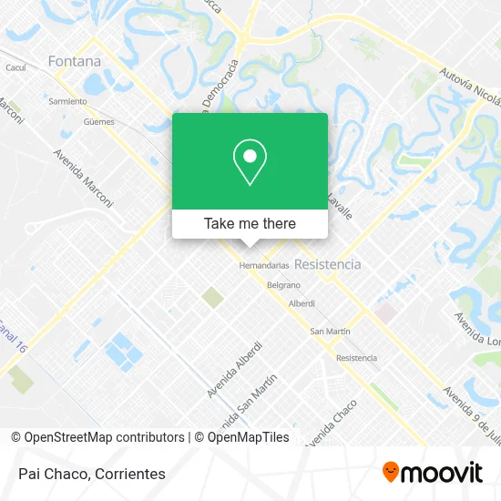 Pai Chaco map