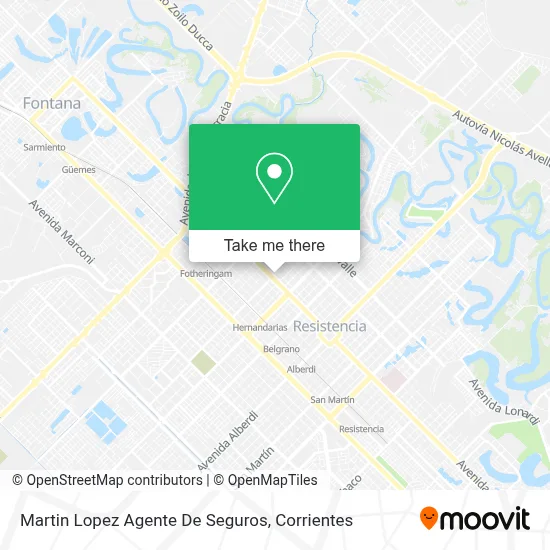 Martin Lopez Agente De Seguros map