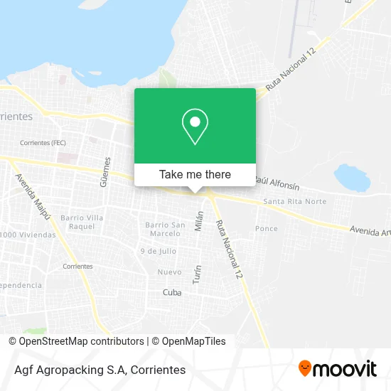Agf Agropacking S.A map