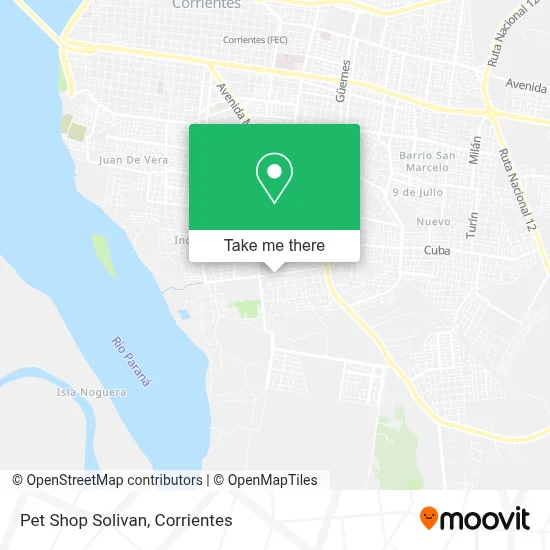 Pet Shop Solivan map