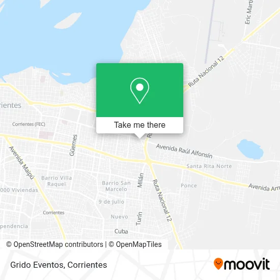 Grido Eventos map